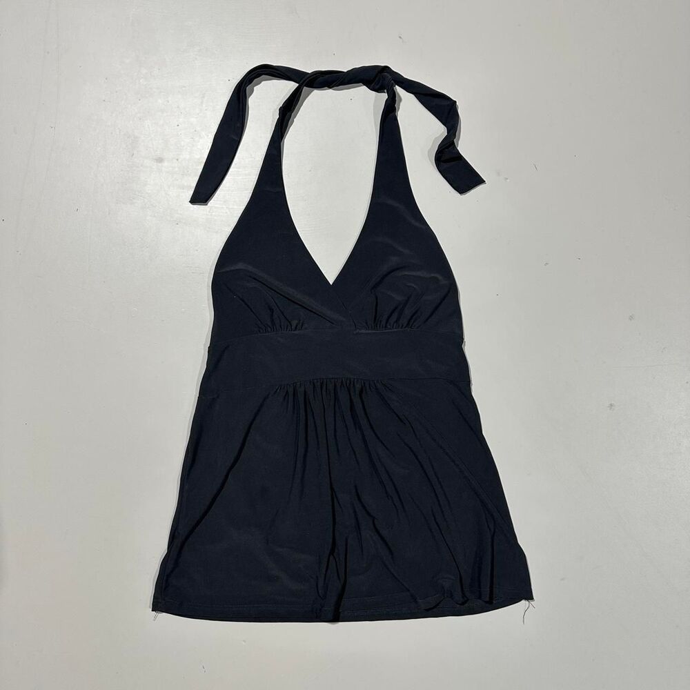 Y2K MKM Designs Women's Large Black Halter Top